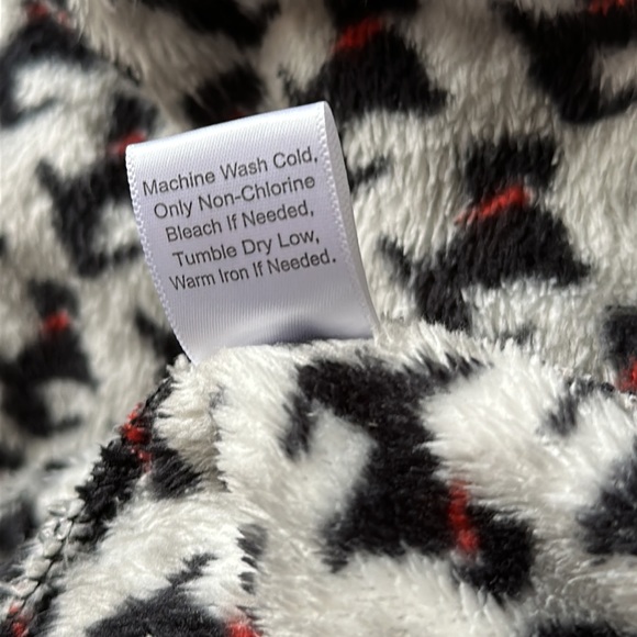 Vera Bradley Soft Houndstooth Scottie Dog Robe S/M - Picture 11 of 11